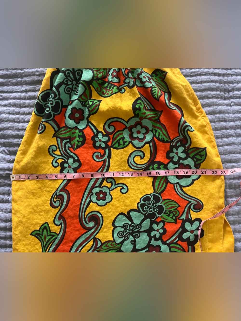 Alemais Yellow Floral Maxi Dress with Green and Orange Accents - Picture 5 of 5